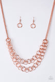 Circus Tent Tango-Copper Necklace