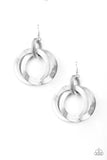 Retro Riviera - Silver Earrings