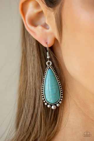 Desert Quench - Blue Earrings