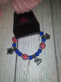 Starlet Shimmer Stretchy Bracelets with Charms (5 bracelets)