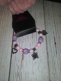 Starlet Shimmer Stretchy Bracelets with Charms (5 bracelets)