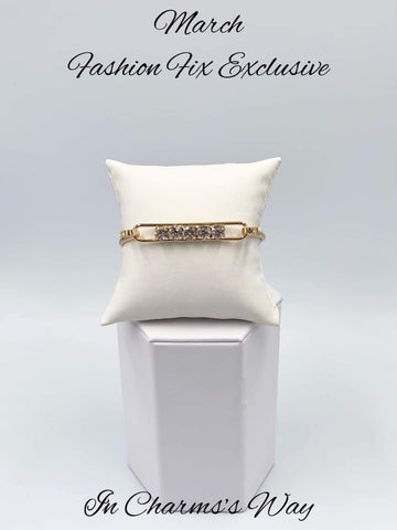 In Charm's Way-Fashion Fix Exclusive March 2022 -Gold Bracelet