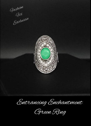 Entrancing Enchantment Fashion Fix Exclusive September 2022 - Green Ring