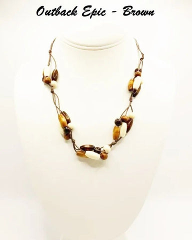 Outback Epic Fashion Fix Exclusive October 2022 - Brown Necklace