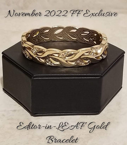 Editor In LEAF - Fashion Fix Exclusive - Gold Bracelet November 2022