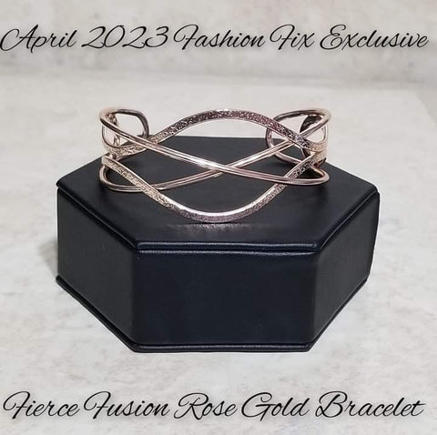 Fierce Fusion - Fashion Fix Exclusive April 2023 - Rose Gold Bracelet