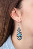 Fantastically Fanciful - Blue Earrings