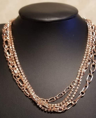 Glitter and Gossip - Fashion Fix Exclusive July 2022 - Copper Necklace