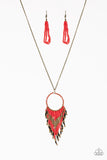 Badlands Beauty-Red Necklace