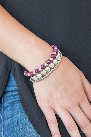 Girly Girl Glamour-Purple Bracelet