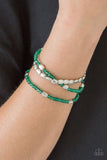 Hello Beautiful-Green Bracelet