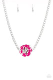 Hibiscus Hula - Pink Necklace