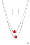 Colorfully Charming - Red Necklace