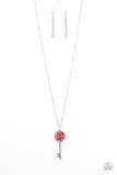 Key Keepsake - Red Necklace