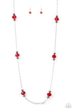 Season of Sparkle - Red Necklace