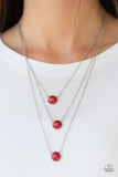 A Love For Luster - Red Necklace