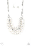 Empire State Empress - White Necklace