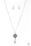 Got it on Lock - White Necklace