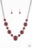 Voyager Vibes - Red Necklace
