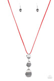 Embrace The Journey - Red Necklace