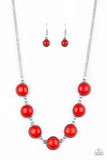 Adobe Attitude - Red Necklace