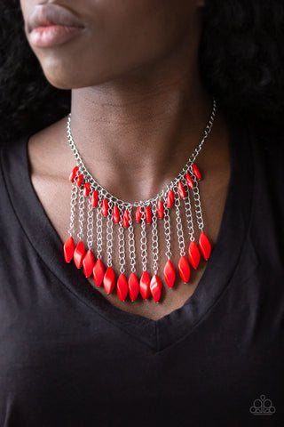Venturous Vibes - Red Necklace