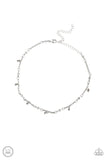 What A Stunner - White Necklace choker