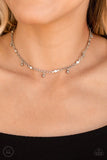 What A Stunner - White Necklace choker