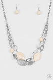 Second Nature - White Necklace