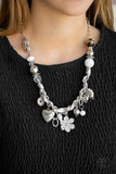 Charmed, I am Sure - White Necklace
