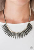 Timeless Tigeress - White Necklace