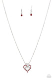 Triple The Beat - Red Necklace