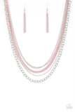 Intensely Industrial - Pink Necklace