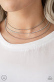 Retro Minimalism - White Necklace