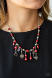 Renaissance Romance - Red Necklace