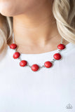 Adobe Attitude - Red Necklace