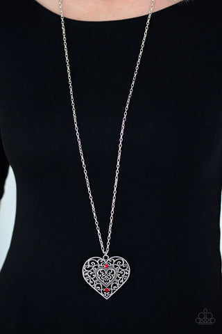 Classic Casanova - Red Necklace