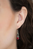 Triple The Beat - Red Necklace