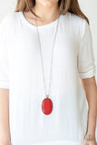 Stone Stampede - Red Necklace