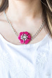 Hibiscus Hula - Pink Necklace