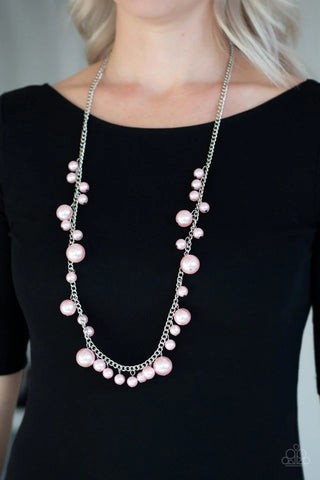 There’s Always Room At The Top - Pink Necklace
