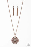 Mandala Melody - Copper Necklace