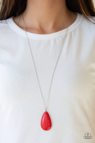 Stone River - Red Necklace