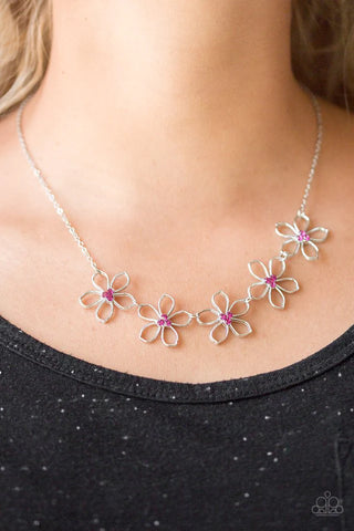 Hoppin’ Hibiscus - Pink Necklace
