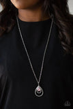 Teardrop Drama - Pink Necklace