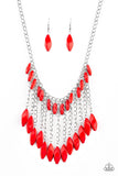 Venturous Vibes - Red Necklace