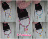 Starlet Shimmer Stretchy Bracelets with Ice Cream Charms (5 bracelets)