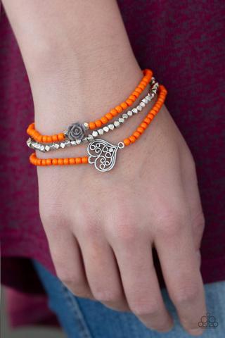 Lover's Loot - Orange Bracelet