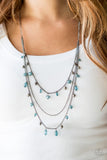 Pebble Beach Beauty - Blue Necklace