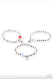 Starlet Shimmer Bracelets with 💕- (Set of 5)